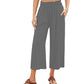 👖⏰Last Day Sale 50% OFF💫Women's High Waisted Wide Leg Linen Elastic Smock Waist Capri Pants – Flattering Fit, Breathable Fabric & Effortless Style 🌸