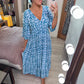 🏖️Summer Cool Deal: ONLY ￡14.99!💃Bohemian casual print V-neck waist wrap long dress💐✨