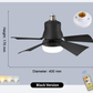 🌬️Surprise Price: Only £15.98!!🔥SmartBreez™ 40W LED Ceiling Fan Light – 20.5” Ultra-Quiet with Remote 🎯 | E27 + FREE B22 Adapter 🔌 | For Bedroom 😴, Kitchen 👩‍🍳 & Garage 🛠️ – UK Ready! 🇬🇧