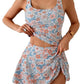 🏖️Summer Cool Deal: ONLY￡12.99!!💃Women's Two Piece Tummy Control Tie Knot Swimsuit