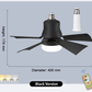 🌬️Surprise Price: Only £15.98!!🔥SmartBreez™ 40W LED Ceiling Fan Light – 20.5” Ultra-Quiet with Remote 🎯 | E27 + FREE B22 Adapter 🔌 | For Bedroom 😴, Kitchen 👩‍🍳 & Garage 🛠️ – UK Ready! 🇬🇧