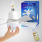 🌬️Surprise Price: Only £15.98!!🔥SmartBreez™ 40W LED Ceiling Fan Light – 20.5” Ultra-Quiet with Remote 🎯 | E27 + FREE B22 Adapter 🔌 | For Bedroom 😴, Kitchen 👩‍🍳 & Garage 🛠️ – UK Ready! 🇬🇧