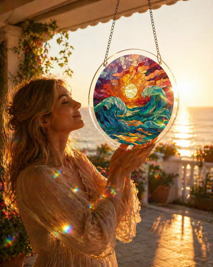 🔥LAST DAY SPECIAL PRICE: ONLY￡9.99!! ☀️🛍️Acrylic Jigsaw Puzzle Suncatcher 80 Pieces