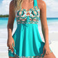 🔥LAST DAY SALE⚡50K+ SOLD!👙Strap Top & Fitted Swim Shorts Separable Swimsuit 🏖️
