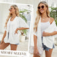 🏖️New arrival 40% OFF!🌊2026 Stylish Flowy Short Sleeve Cardigan – Lightweight, Breezy, Versatile Layering Piece 🌸