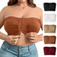 🎁Last Day-BUY 1 GET 1 FREE💃Plus Size Strapless Front Buckle Breathable Bra