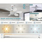 🌬️Surprise Price: Only £15.98!!🔥SmartBreez™ 40W LED Ceiling Fan Light – 20.5” Ultra-Quiet with Remote 🎯 | E27 + FREE B22 Adapter 🔌 | For Bedroom 😴, Kitchen 👩‍🍳 & Garage 🛠️ – UK Ready! 🇬🇧
