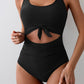 🥳2026 HOT SALE🥳💞50K+ SOLD!👵🌊 50% OFF! Ruched Tie-Knot Swimsuit – Tummy control, stylish knot front. Comfortable & flattering for holidays. Feel confident at the beach. 🩱🌸