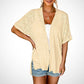 🏖️New arrival 40% OFF!🌊2026 Stylish Flowy Short Sleeve Cardigan – Lightweight, Breezy, Versatile Layering Piece 🌸