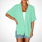 🏖️New arrival 40% OFF!🌊2026 Stylish Flowy Short Sleeve Cardigan – Lightweight, Breezy, Versatile Layering Piece 🌸