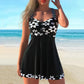 🔥LAST DAY SALE⚡50K+ SOLD!👙Strap Top & Fitted Swim Shorts Separable Swimsuit 🏖️
