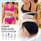 🏖️Summer Cool Deal: ONLY ￡12.99!💃💃High Waisted Tummy Control Color Block Bikini Set