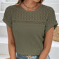 🏖️Summer Cool Deal: Only ￡13.99!💃🧶Knitted Mesh Short Sleeve Top – Breathable, Light & Perfect for a Casual Summer Look ☀️