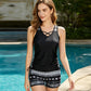 ⏰LAST DAY 60% OFF - Women's Tummy Control Tankini Set with Built-In Bra – Flattering Boho Swimwear with Shorts🔥