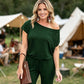 🎁2026 New Arrivals 50% OFF💥Women's Casual Off Shoulder Short Sleeve Jumpsuit