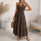 🔥LAST DAY SALE - 49% OFF🎁  Women's Halter Neck Backless Maxi Dress