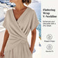 ⏰🔥LIMITED TIME 50% OFF! 💃 Elegant V-Neck Waist-Accent Dress – Instantly Create a Feminine, Flattering Look ✨👗