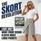 ✨Last Day Special Price £12.99!!💥Women's Casual Elastic Waist Wrap Skort