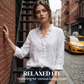 ⏳Time-Limited Special 60%Off⏰✨ Effortless Elegance for Every Day – Premium Ruffle V-Neck Blouse! ✨