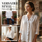 ⏳Time-Limited Special 60%Off⏰✨ Effortless Elegance for Every Day – Premium Ruffle V-Neck Blouse! ✨