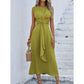 ⏳Time-Limited Special 60%Off⏰Women's Elegant Solid Color Crew Neck Dress