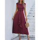 ⏳Time-Limited Special 60%Off⏰Women's Elegant Solid Color Crew Neck Dress