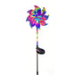📢📢49% OFF !! ⏰Solar Powered Rainbow Pinwheel Garden Light