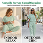 🏖️New Arrival 70% OFF🎀Striped Loungewear 2-Piece✨Women's Relaxed Lounge Set