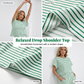 🏖️New Arrival 70% OFF🎀Striped Loungewear 2-Piece✨Women's Relaxed Lounge Set