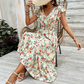 📢📢Time-Limited Special 50% OFF !! ⏰Women's Floral V-Neck Smocked Waist Dress