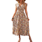 📢📢Time-Limited Special 50% OFF !! ⏰Women's Floral V-Neck Smocked Waist Dress