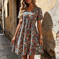 🎁2026 New Arrivals 50% OFF💥Women's Summer Floral V-Neck Short Sleeve Dress