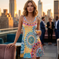 🌸Summer Hot Sale 65% Off✨Casual Sleeveless A-Line Printed Summer Dress