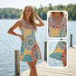 🌸Summer Hot Sale 65% Off✨Casual Sleeveless A-Line Printed Summer Dress