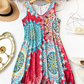 🌸Summer Hot Sale 65% Off✨Casual Sleeveless A-Line Printed Summer Dress